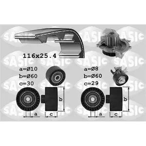 Sasic 3900035 Kit Dist. Pompe A Eau pas cher