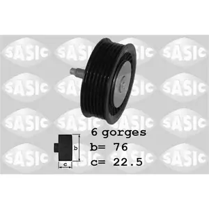 Comparateur de prix : Galet enrouleur de courroie d'accessoires SASIC 1624058 - Réf. 1624058