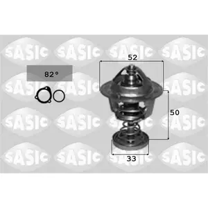 SASIC Thermostat d'eau pour TOYOTA: Yaris, Aygo & CITROËN: C1 & PEUGEO... pas cher