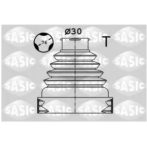 Jeu de soufflets, arbre de transmission SASIC 1900038 pas cher