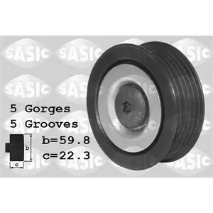 Comparateur de prix : Galet enrouleur de courroie d'accessoires SASIC 1626219 - Réf. 1626219