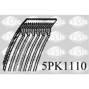 Courroie d'accessoires SASIC 5PK1110 - Réf. 5PK1110 pas cher