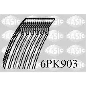 Sasic 6pk903 Courroie Acc. Poly V pas cher