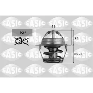 SASIC Thermostat d'eau pour OPEL: Meriva, Corsa, Astra, Combo, Vectra,...
