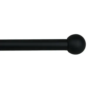 Comparateur de prix : SECODIR Harold - Kit tringle extensible ø 16/19 mm 110 à 210cm Coloris - Noir mat