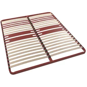 Comparateur de prix : Sommier cadre métal à lattes 5 zones 4 cm Morpho, BULTEX 140 x 200 cm 