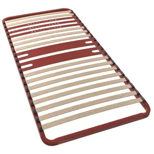 Sommier cadre métal à lattes 5 zones 4 cm Morpho, BULTEX 90 x 200 cm pas cher