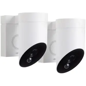 Comparateur de prix : Somfy 2 Outdoor Camera blanches 2 - Caméras de surveillance extérieure...