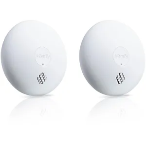Comparateur de prix : Somfy Lot de 2 détecteurs de fumée - Sirène 85dB