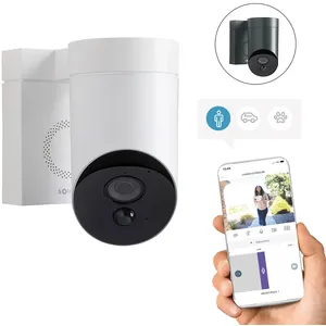 Comparateur de prix : Somfy Outdoor Camera blanche 2 - Caméra de surveillance extérieure wif...