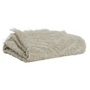 Vivaraise - Drap de bain uni Zoe vanille 100 x 180 cm Vivaraise