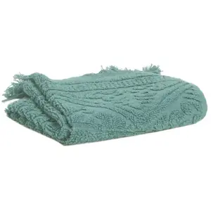 Maison Vivaraise Drap de Bain Zoe Vert de gris 100 x 180 cm