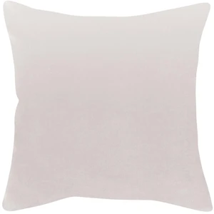 Maison Vivaraise Coussin uni Elise Craie 45 x 45 pas cher