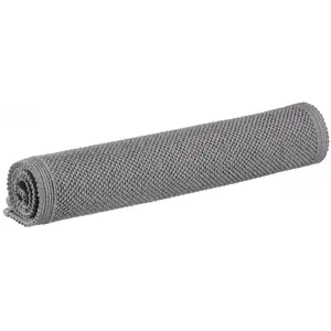 3S. x Home Maison Vivaraise Tapis de bain uni Etia Perle 54 x 64 pas cher