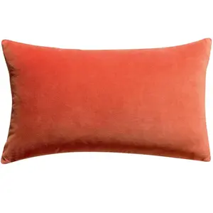 Vivaraise Coussin uni Elise Marmelade 30 x 50 pas cher