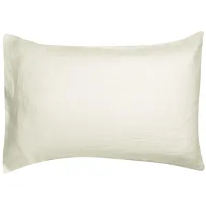 3S. x Home Taie d'oreiller coton stonewashed Vivaraise Zeff 50x75 cm pas cher
