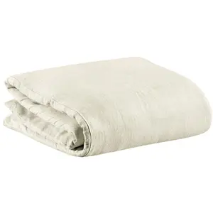 3S. x Home Maison Vivaraise Housse de couette Zeff Craie 240 x 220 pas cher