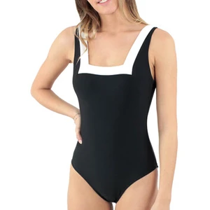Comparateur de prix : Janine Robin 1 Pièce Encolure Carrée Noir