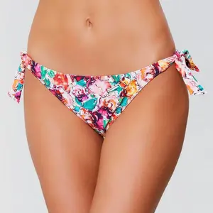Janine Robin - Bas de maillot Hortense rose 40 pas cher