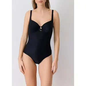Janine Robin - Maillot de bain 1 pièce à armatures Transat noir T.40F/...
