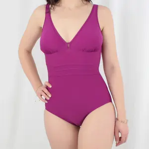 Janine Robin - Maillot de bain 1 Pièce coupe sous poitrine Idylle viol...
