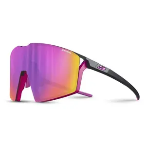 Comparateur de prix : Lunettes Julbo Edge noir mat avec verres à effet miroir Spectron 3 rose