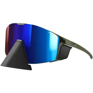 Comparateur de prix : Julbo - Lunettes de soleil - Edge Cover Vert/Noir Reactiv 2-4 - Kaki