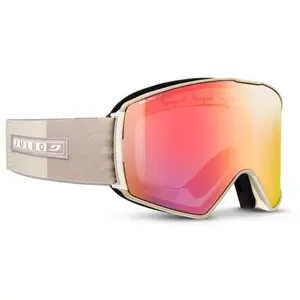 Masque de ski JULBO LAUNCHER (BEIGE/MARRON- REACTIV 1-3 High Contrast) pas cher