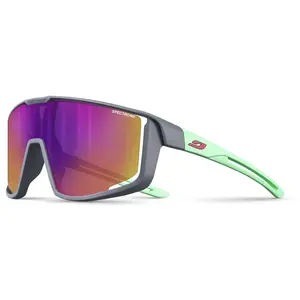 Comparateur de prix : Lunettes Julbo Fury S gris vert menthe avec verres Spectron 3 lilas enfant