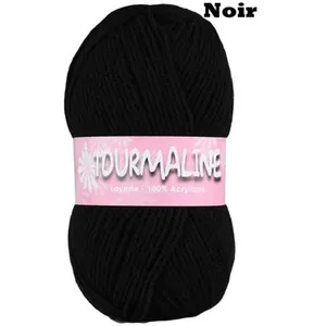 Non communiqué Pelote à tricoter TOURMALINE - Distrifil(...) - 585 Noir pas cher