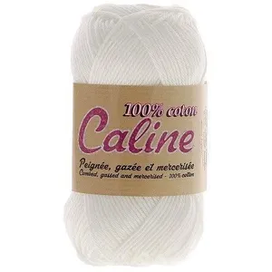 Distrifil Coton à tricoter CALINE 101 Blanc