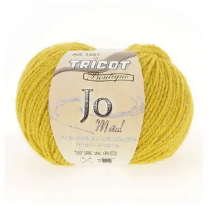 Fil à tricoter Tricot Boutique JO Métal - Distrifil Jaune (20) - Jaune...