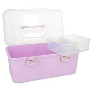 GENERIQUE Boîte de Rangement CARE & CREAT (26,5cm x 16cm x 14cm)(...) - Violet