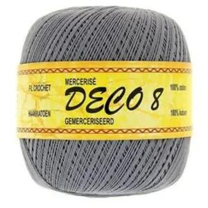 Non communiqué Distrifil Coton à tricoter et à crocheter DECO8 140 Gris