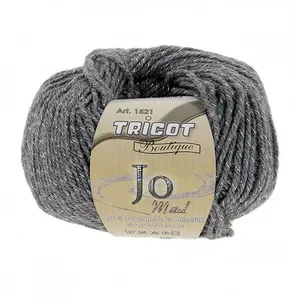 Fil à tricoter Tricot Boutique JO Métal - Distrifil Gris (04) - Gris (...