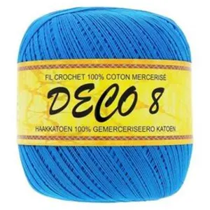 Non communiqué Coton à crocheter DECO 8 - Distrifil(...) - 130 Bleu