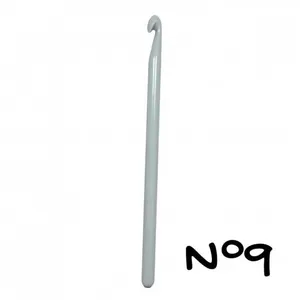 Crochet - Métal blanc - 15 cm - 8 mm - Idéal pour crochet - Garantie 2 ans