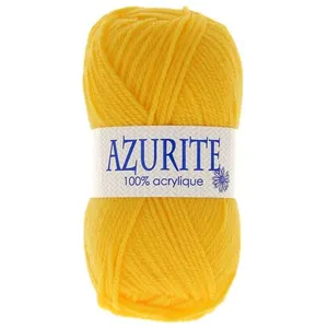 PELOTE AZURITE JAUNE IDECORUM pas cher