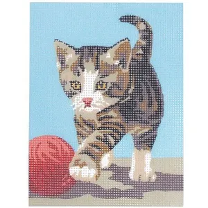 Distrifil Canevas Chaton et pelote de laine - 030