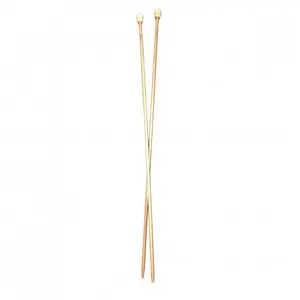 GENERIQUE Aiguilles à Tricoter en Bambou - 33cm - n° 3 à 6 - Distrifil(...) -