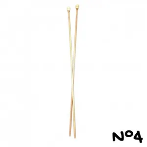 GENERIQUE Aiguilles à Tricoter en Bambou - 33cm - n° 3 à 6 - Distrifil(...) - pas cher