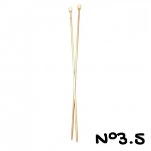 GENERIQUE Aiguilles à Tricoter en Bambou - 33cm - n° 3 à 6 - Distrifil(...) - pas cher