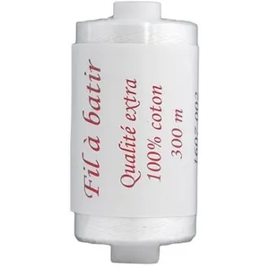 Fil À Batir 100% Coton Bobine De 300 mètres - Care & Create Blanc - Bl...
