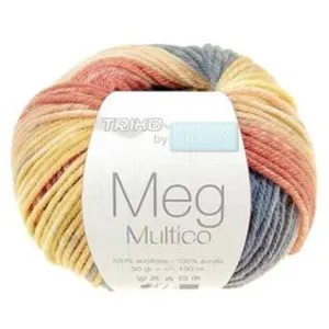 Distrifil Fil à Tricoter MEG Multico Color : Multicolore (105) pas cher