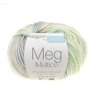 Fil à tricoter MEG Multico - Distrifil Multicolore (104) - Multicolore... pas cher