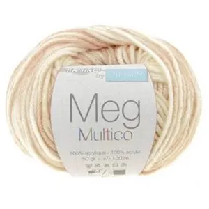 Fil à tricoter MEG Multico - Distrifil Multicolore (101) - Multicolore... pas cher
