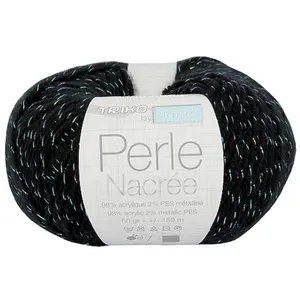 Non communiqué Fil À Tricoter PERLE NACREE - Distrifil(...) - 02 Noir pas cher