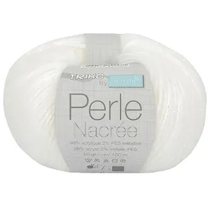Non communiqué Fil À Tricoter PERLE NACREE - Distrifil(...) - 01 Blanc pas cher