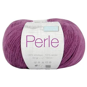 Non communiqué Fil À Tricoter PERLE - Distrifil(...) - 07 Violet pas cher