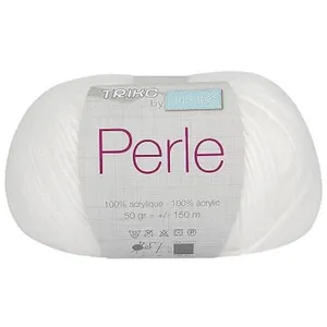 Non communiqué Fil À Tricoter PERLE - Distrifil(...) - 01 Blanc pas cher